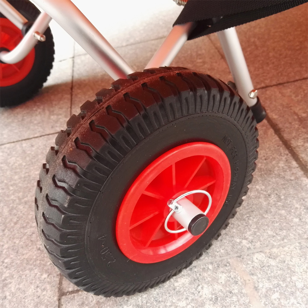Puncture-proof Tire Wheel for  - đánh giá và giá Fishing Kayak Cart