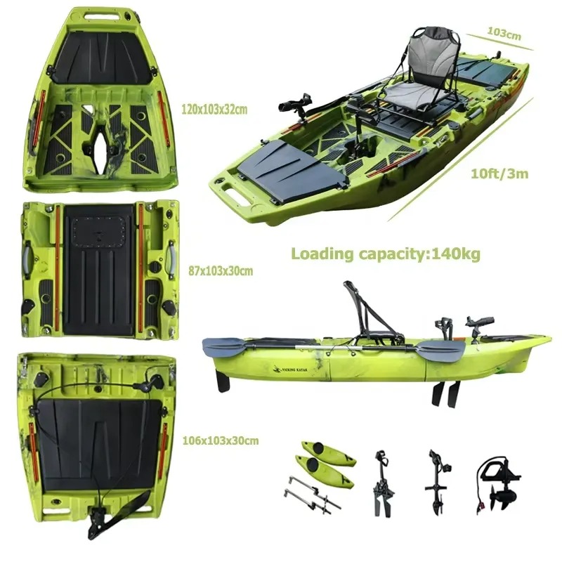 10ft Fin Propeller Pedal Drive - đánh giá và giá Fishing Kayak Pedal Drive